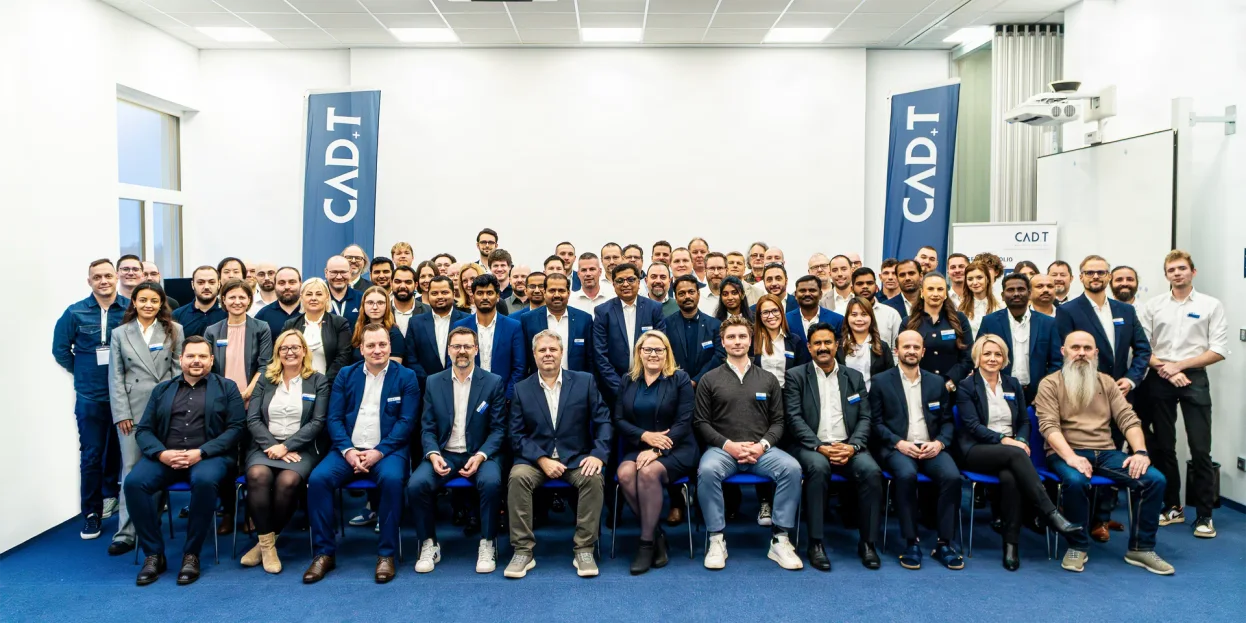 Das CAD+T Team im Schulungsraum in Ansfelden